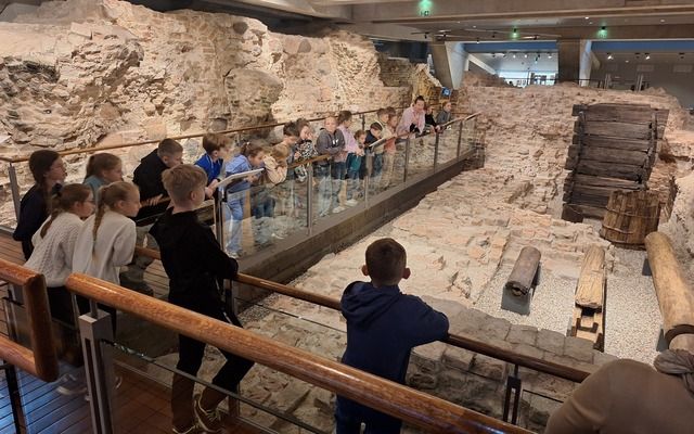 3 a ir 3c klasių mokiniai nuvažiavo į Vilnių