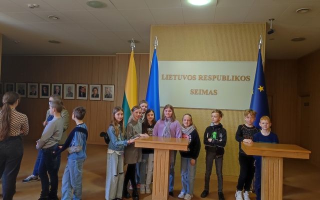 3 b ir 4 d klasės mokinių išvyka į Vilnių