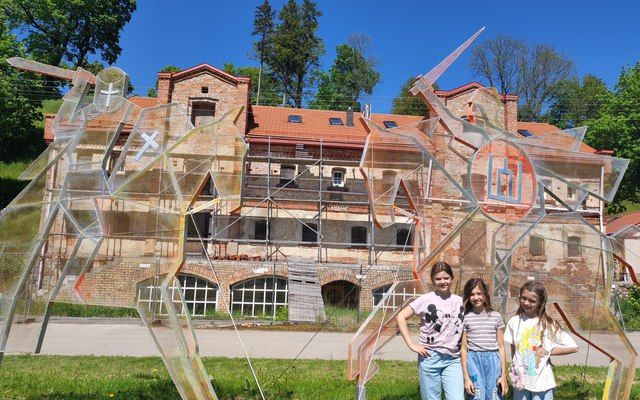 3b ir 4d klasių mokiniai keliavo Panemunės keliu