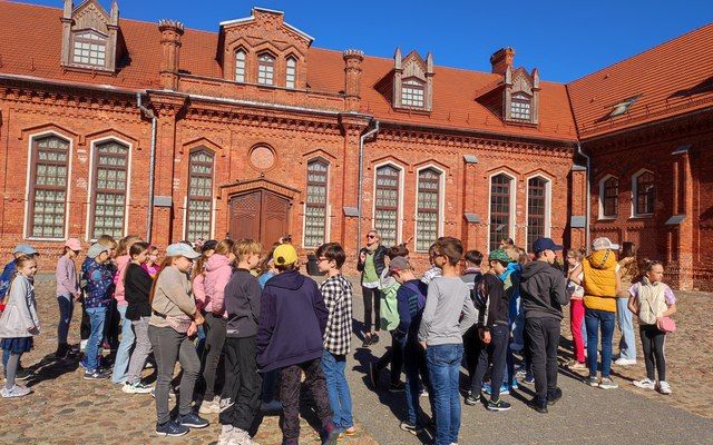 3b ir 4d klasių mokiniai keliavo Panemunės keliu