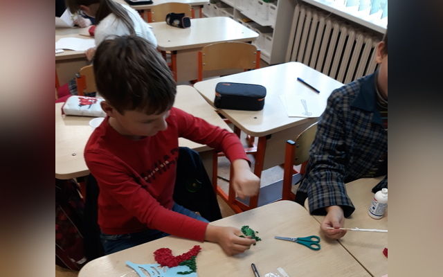 Kalėdinio žaisliuko gamyba