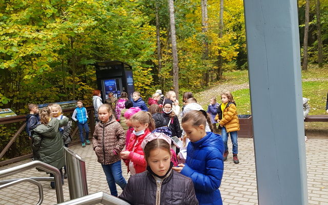 3a ir 3c klasių mokiniai keliavo po Anykščių kraštą