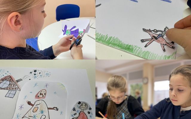 Animacijos dirbtuvės "3D pasaka" 2 d klasėje