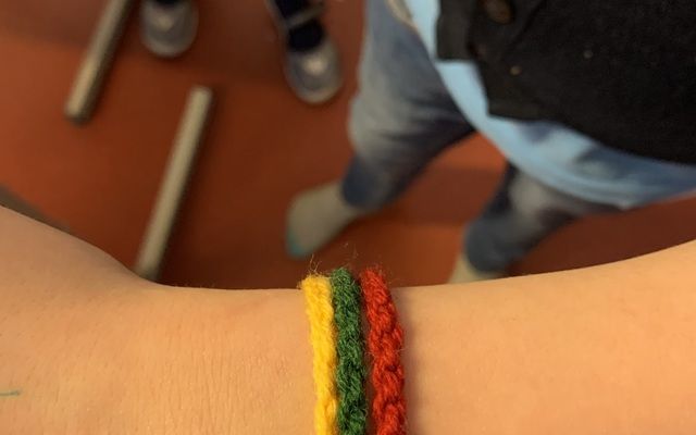 3 D klasės mokiniai paminėjo Vasario 16-ąja