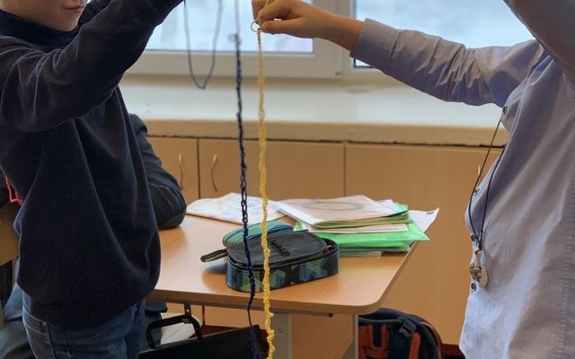 3 D klasės mokiniai paminėjo Vasario 16-ąja