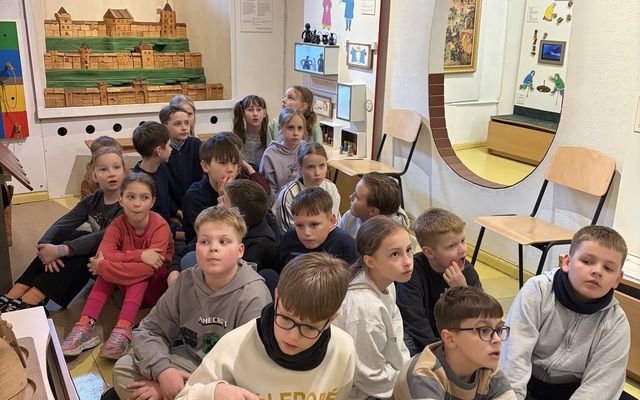 3 a ir 3c klasių mokiniai nuvažiavo į Vilnių