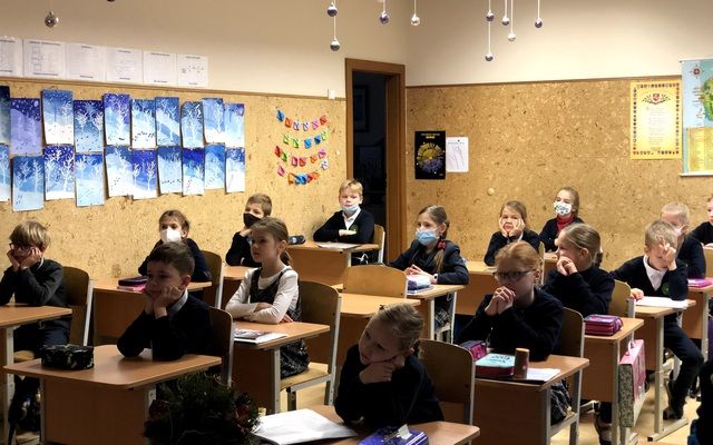 Adventinai skaitiniai 2 b klasėje