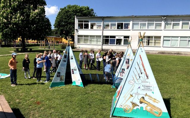 Edukacija ""Palapinė, kelionė ir muzika"