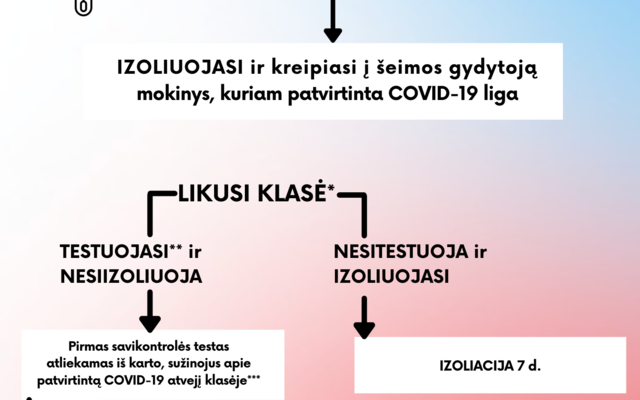 Aktualūs algoritmai UGDYMUI ir visuomenei esant Covid-19 atvejui