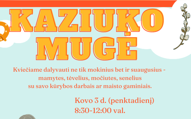 KVIETIMAS: Kaziuko mugė. Senieji amatai
