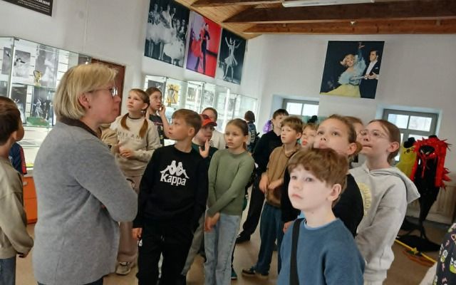 4d klasės mokiniai su mokytoja Rūta apsilankė Sporto muziejuje