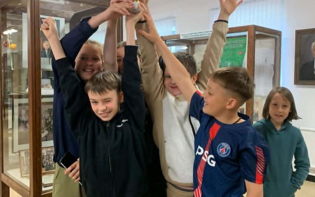 4d klasės mokiniai su mokytoja Rūta apsilankė Sporto muziejuje