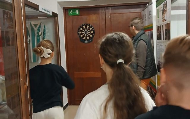 4d klasės mokiniai su mokytoja Rūta apsilankė Sporto muziejuje