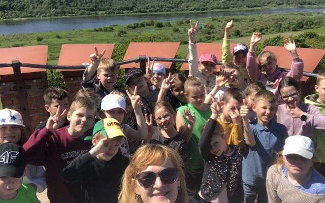 3b ir 4d klasių mokiniai keliavo Panemunės keliu