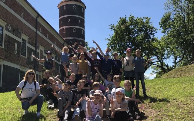 3b ir 4d klasių mokiniai keliavo Panemunės keliu