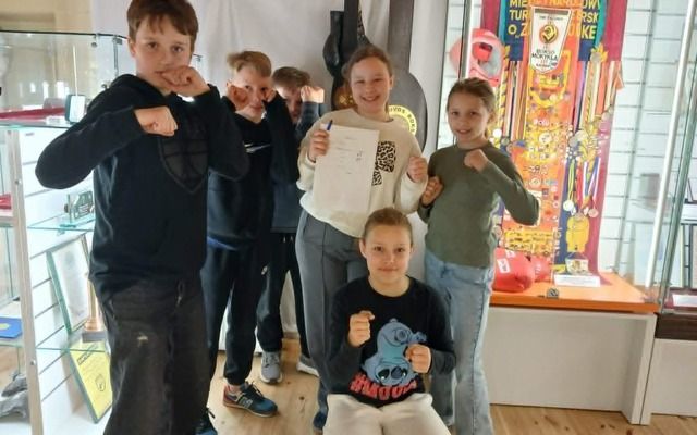 4d klasės mokiniai su mokytoja Rūta apsilankė Sporto muziejuje