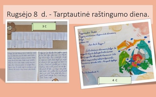 Rugsėjo 8 d. - Tarptautinė raštingumo diena