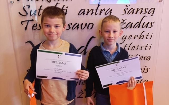 „Sporto IQ“ renginyje  -  I ir II vietos!