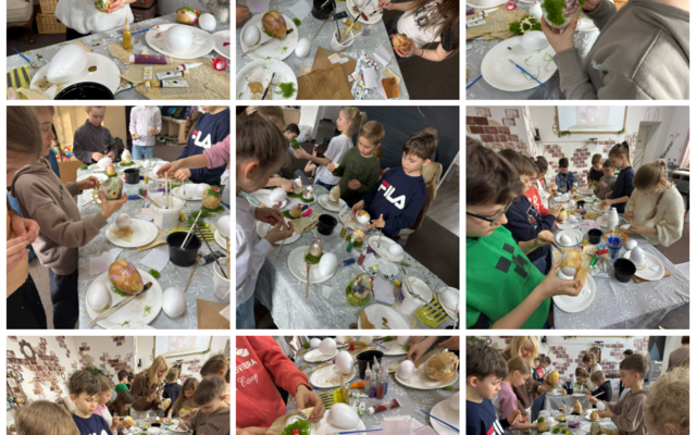 2c kl. kūrė Velykinius margučius